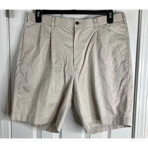 Brooks Brothers Lightweight Advantage Chino Shorts Mens 36 Beige Cotton Classic